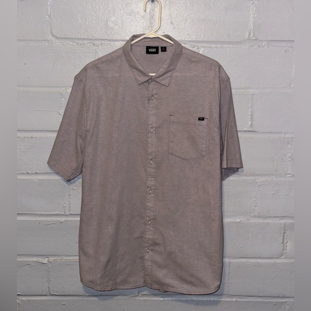 Vans Charcoal Casual Button-Down Shirt